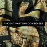 Ancient Pattern True Silk Coord Set