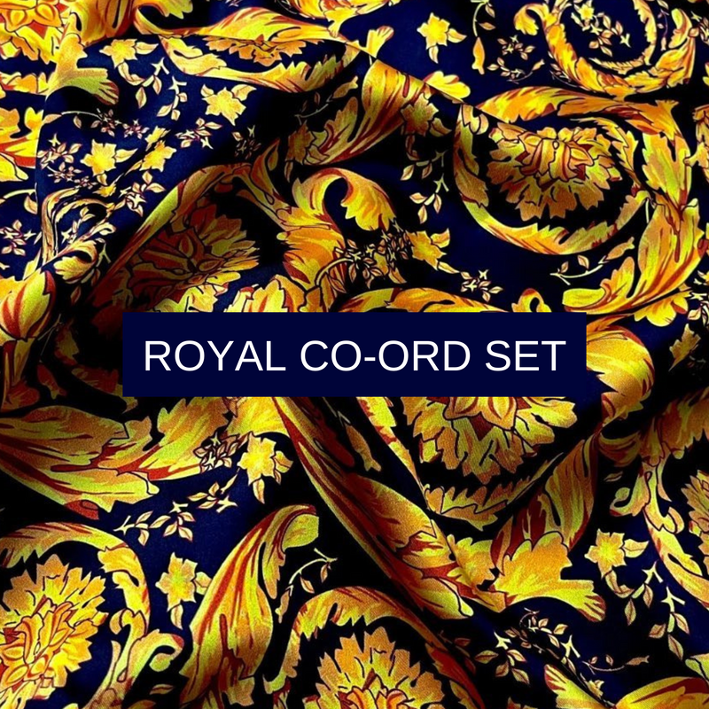 ROYAL TRUE SILK COORD SET