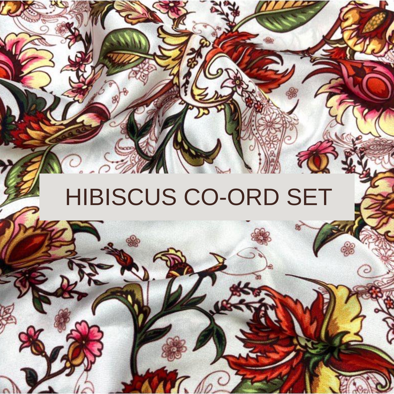 HIBISCUS True Silk Coord Set